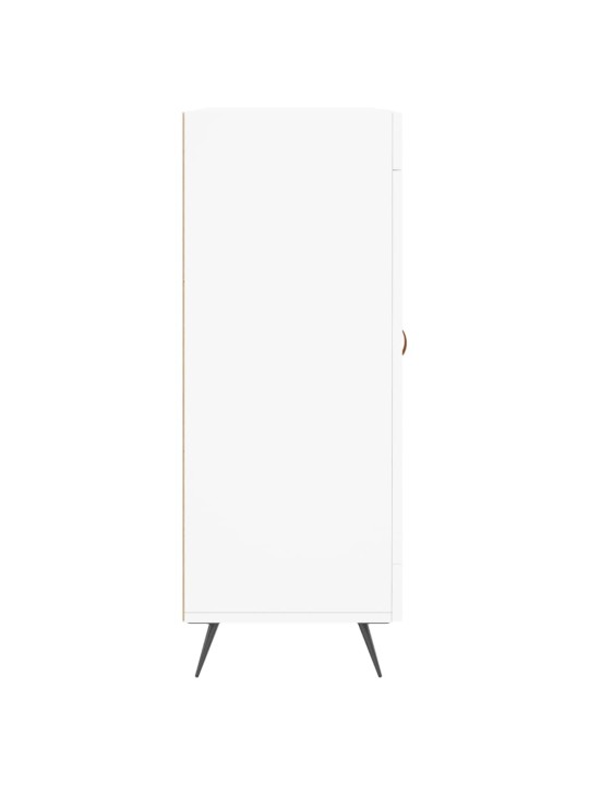 Kumode, balta, 69,5x34x90 cm, inženierijas koks