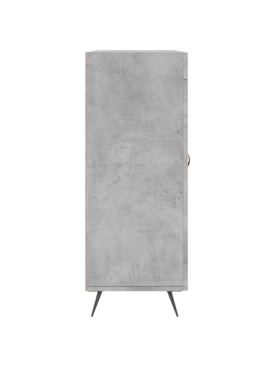 Kumode, betona pelēka, 69,5x34x90 cm, inženierijas koks