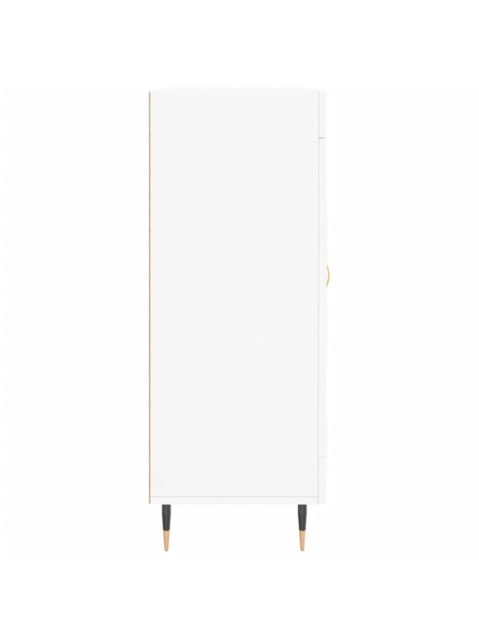 Kumode, balta, 69,5x34x90 cm, inženierijas koks