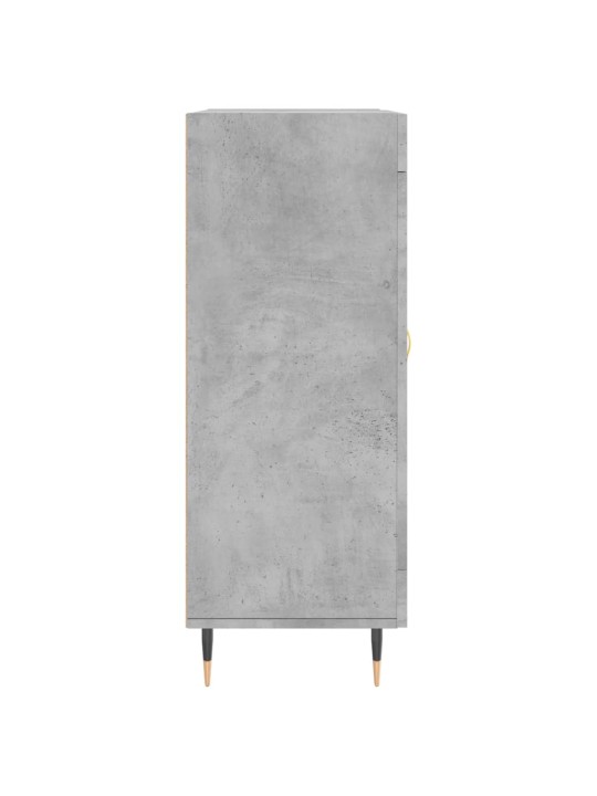 Kumode, betona pelēka, 69,5x34x90 cm, inženierijas koks