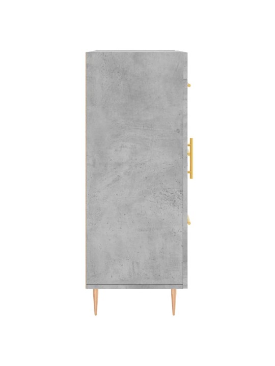 Kumode, betona pelēka, 69,5x34x90 cm, inženierijas koks
