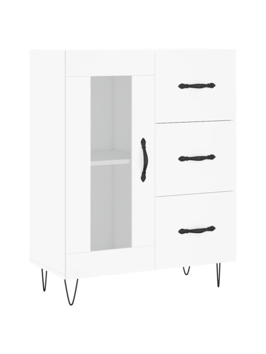 Kumode, balta, 69,5x34x90 cm, inženierijas koks