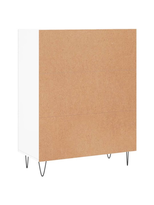Kumode, balta, 69,5x34x90 cm, inženierijas koks