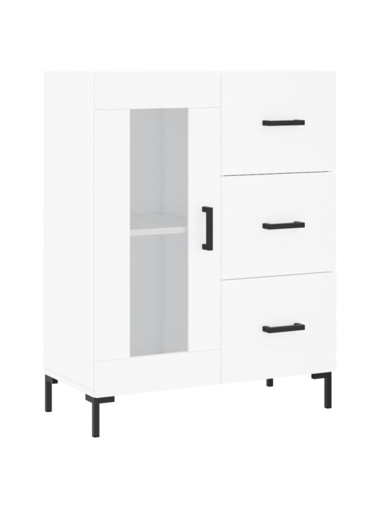 Kumode, balta, 69,5x34x90 cm, inženierijas koks
