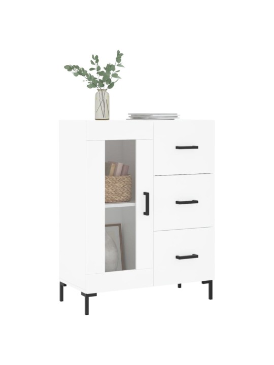 Kumode, balta, 69,5x34x90 cm, inženierijas koks
