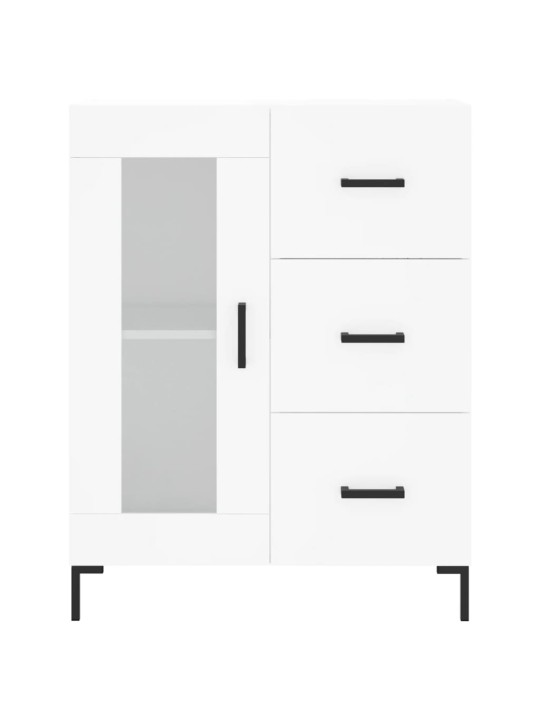 Kumode, balta, 69,5x34x90 cm, inženierijas koks