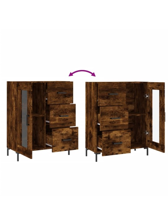 Kumode, ozolkoka krāsa, 69,5x34x90 cm, inženierijas koks