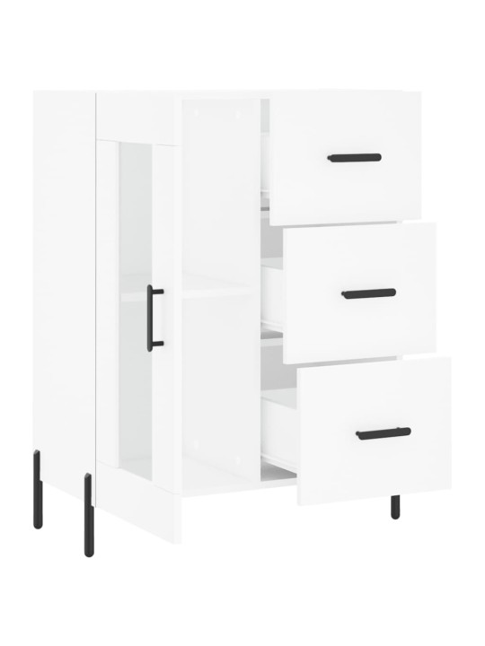 Kumode, balta, 69,5x34x90 cm, inženierijas koks