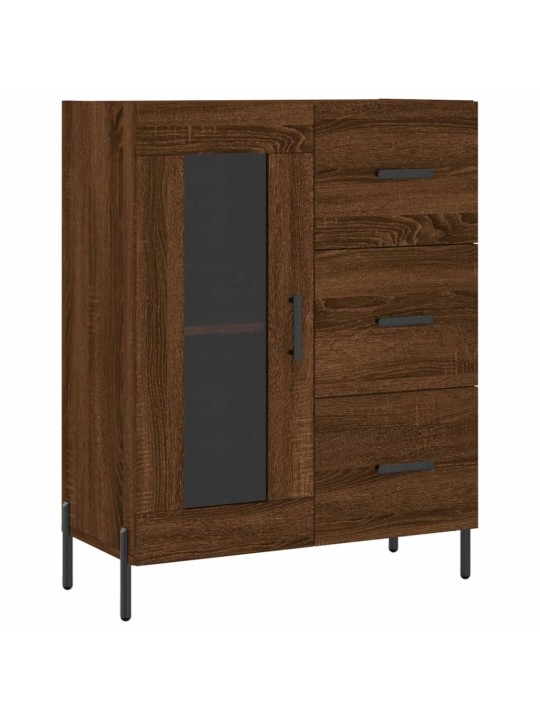 Kumode, ozolkoka krāsa, 69,5x34x90 cm, inženierijas koks