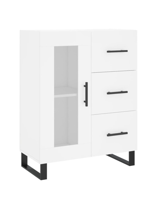 Kumode, balta, 69,5x34x90 cm, inženierijas koks
