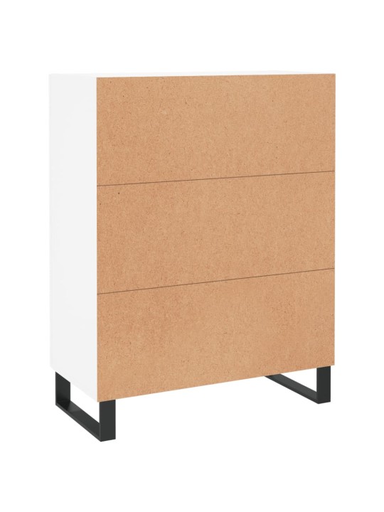 Kumode, balta, 69,5x34x90 cm, inženierijas koks