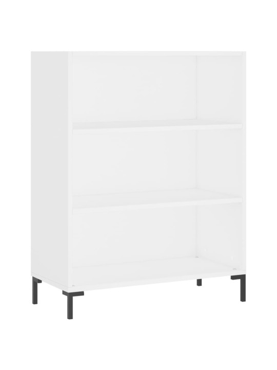 Grāmatu plaukts, balts, 69,5x32,5x90 cm, inženierijas koks