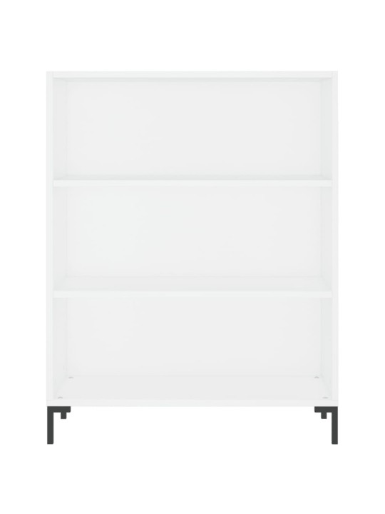 Grāmatu plaukts, balts, 69,5x32,5x90 cm, inženierijas koks