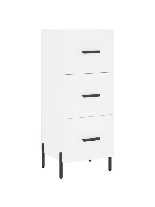 Kumode, balta, 34,5x34x90 cm, inženierijas koks