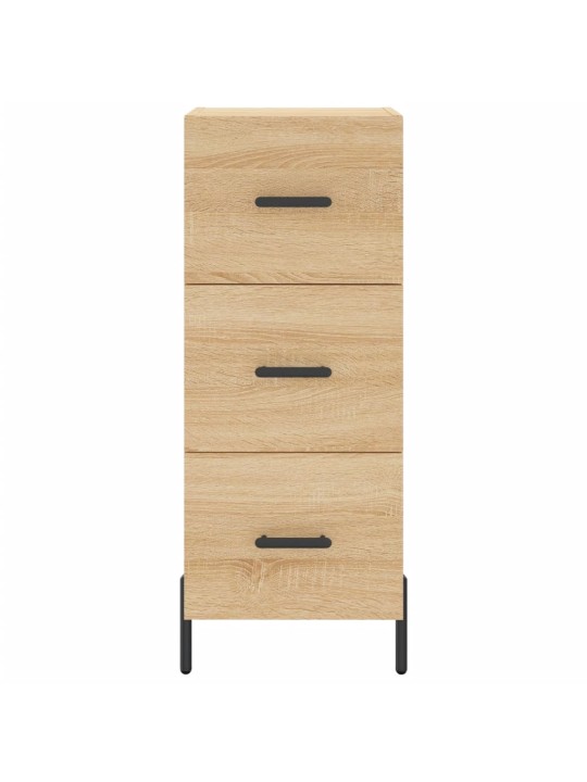 Kumode, ozolkoka krāsa, 34,5x34x90 cm, inženierijas koks
