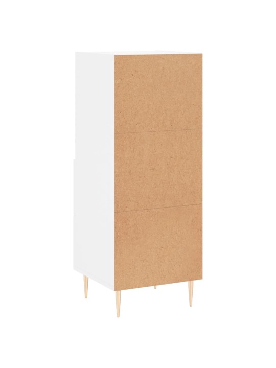 Kumode, balta, 34,5x34x90 cm, inženierijas koks