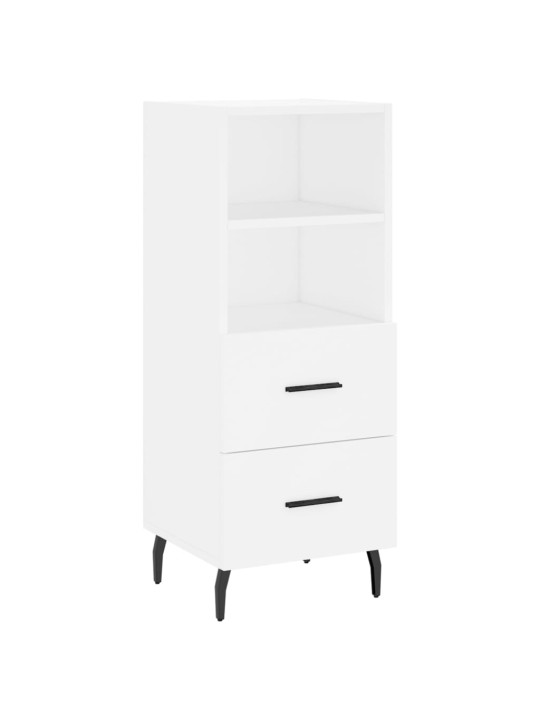 Kumode, balta, 34,5x34x90 cm, inženierijas koks