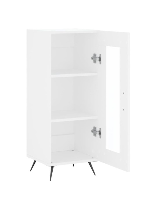 Kumode, balta, 34,5x34x90 cm, inženierijas koks