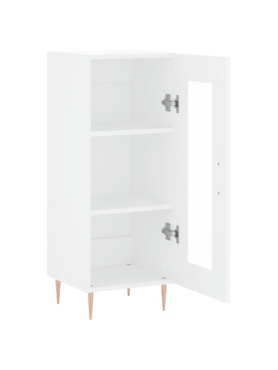 Kumode, balta, 34,5x34x90 cm, inženierijas koks