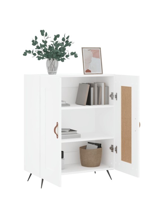 Kumode, balta, 69,5x34x90 cm, inženierijas koks