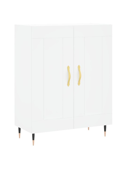 Kumode, balta, 69,5x34x90 cm, inženierijas koks