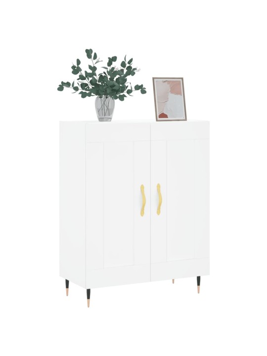 Kumode, balta, 69,5x34x90 cm, inženierijas koks