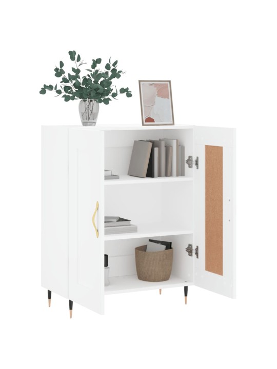 Kumode, balta, 69,5x34x90 cm, inženierijas koks