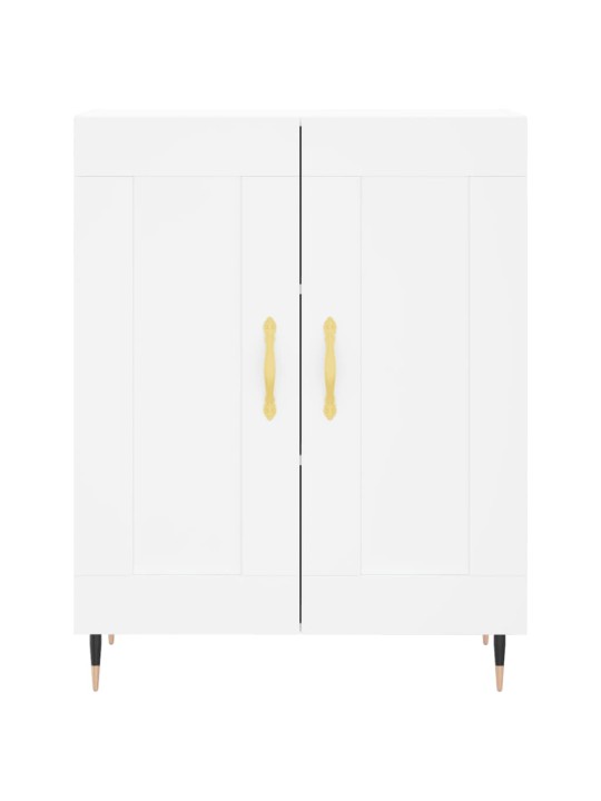 Kumode, balta, 69,5x34x90 cm, inženierijas koks