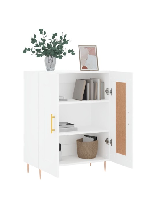 Kumode, balta, 69,5x34x90 cm, inženierijas koks
