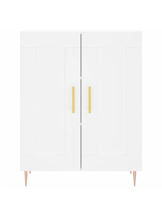 Kumode, balta, 69,5x34x90 cm, inženierijas koks