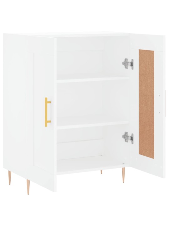 Kumode, balta, 69,5x34x90 cm, inženierijas koks