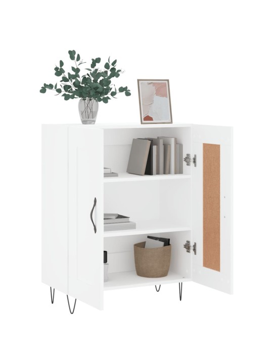 Kumode, balta, 69,5x34x90 cm, inženierijas koks