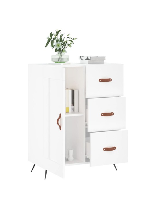 Kumode, balta, 69,5x34x90 cm, inženierijas koks