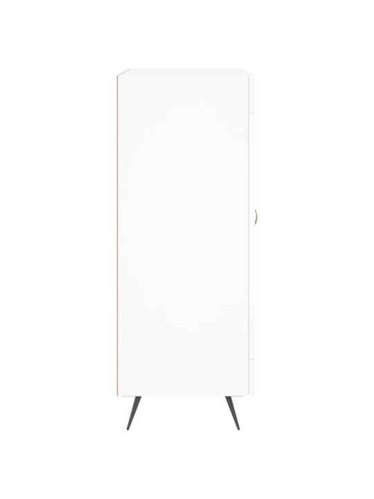 Kumode, balta, 69,5x34x90 cm, inženierijas koks