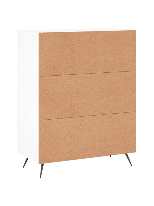 Kumode, balta, 69,5x34x90 cm, inženierijas koks
