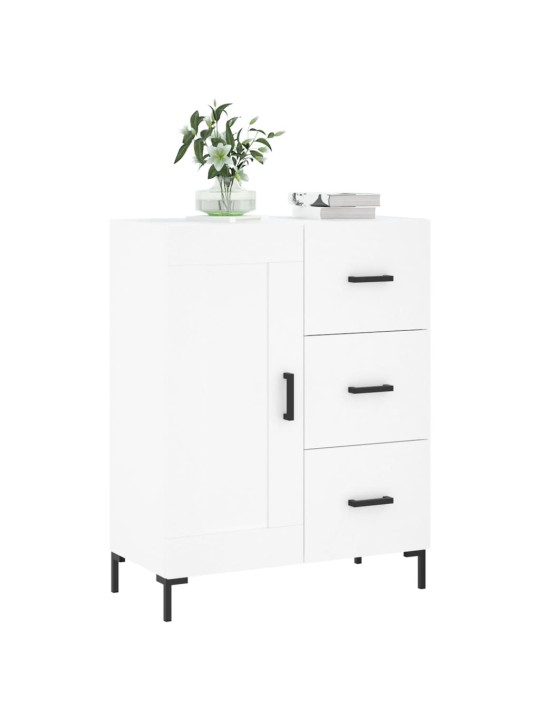 Kumode, balta, 69,5x34x90 cm, inženierijas koks