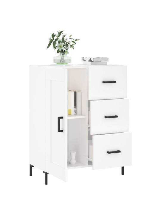 Kumode, balta, 69,5x34x90 cm, inženierijas koks