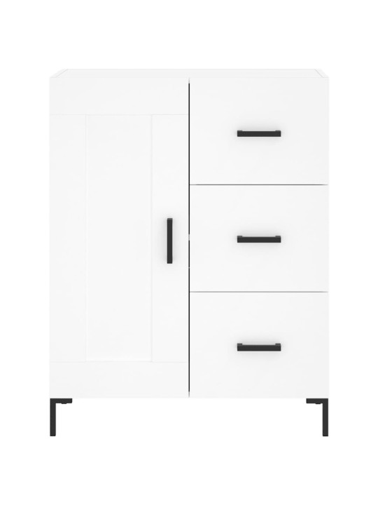 Kumode, balta, 69,5x34x90 cm, inženierijas koks