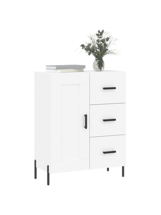 Kumode, balta, 69,5x34x90 cm, inženierijas koks