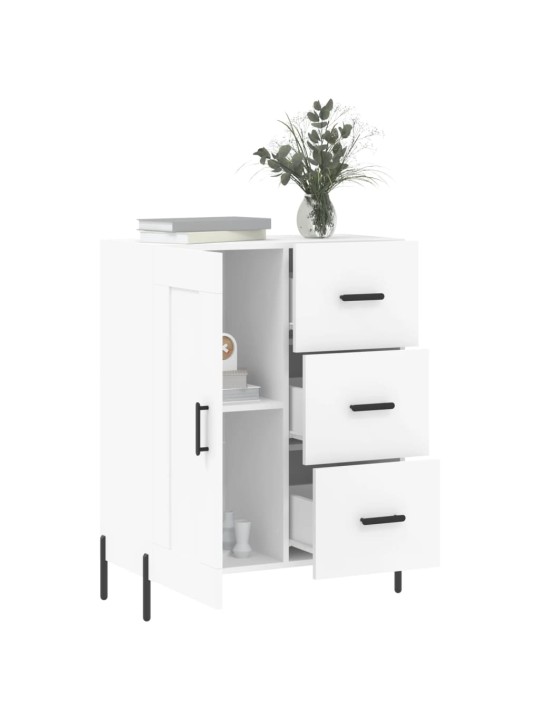 Kumode, balta, 69,5x34x90 cm, inženierijas koks