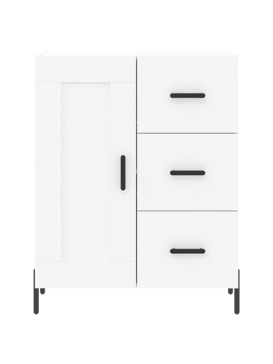Kumode, balta, 69,5x34x90 cm, inženierijas koks