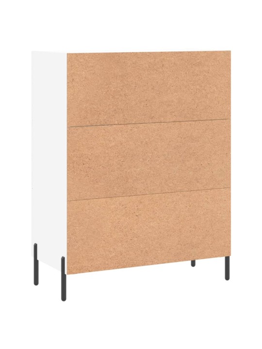 Kumode, balta, 69,5x34x90 cm, inženierijas koks