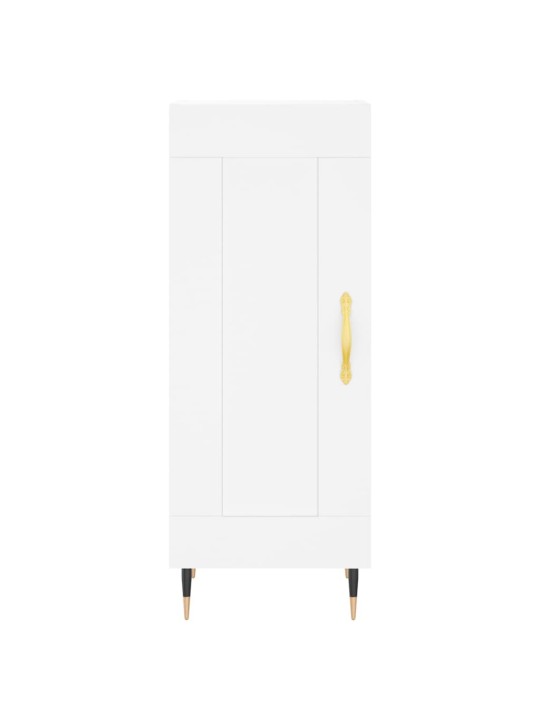 Kumode, balta, 34,5x34x90 cm, inženierijas koks