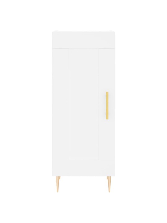 Kumode, balta, 34,5x34x90 cm, inženierijas koks