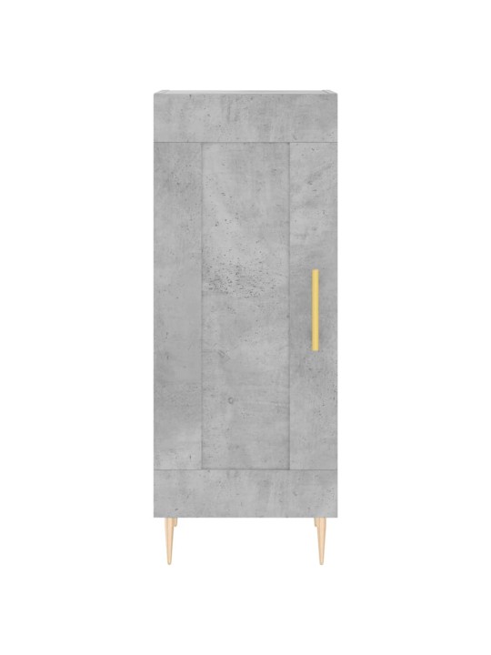 Kumode, betona pelēka, 34,5x34x90 cm, inženierijas koks