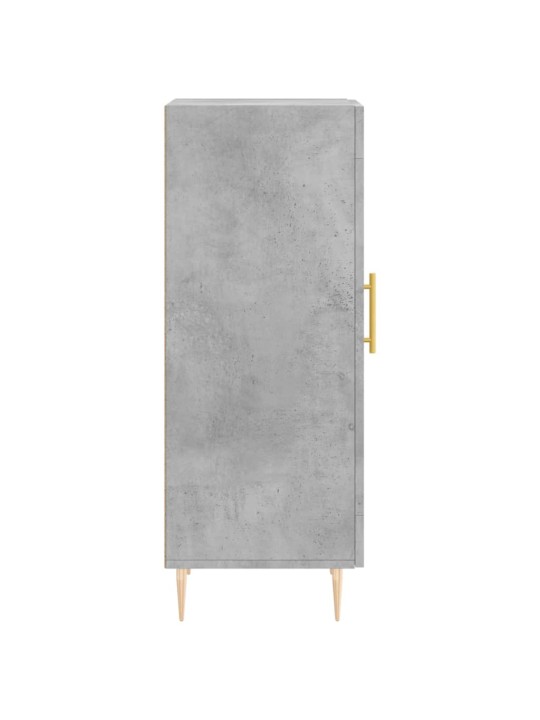 Kumode, betona pelēka, 34,5x34x90 cm, inženierijas koks