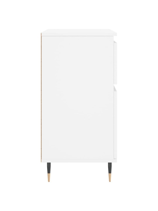 Kumode, balta, 60x35x70 cm, inženierijas koks