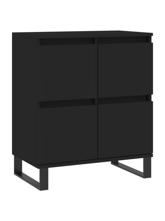 Kumode, melns, 60x35x70 cm, inženierijas koks