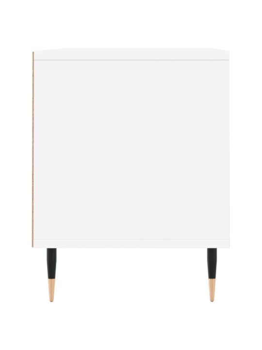Tv skapītis, 100x34,5x44,5 cm, inženierijas koks, balts