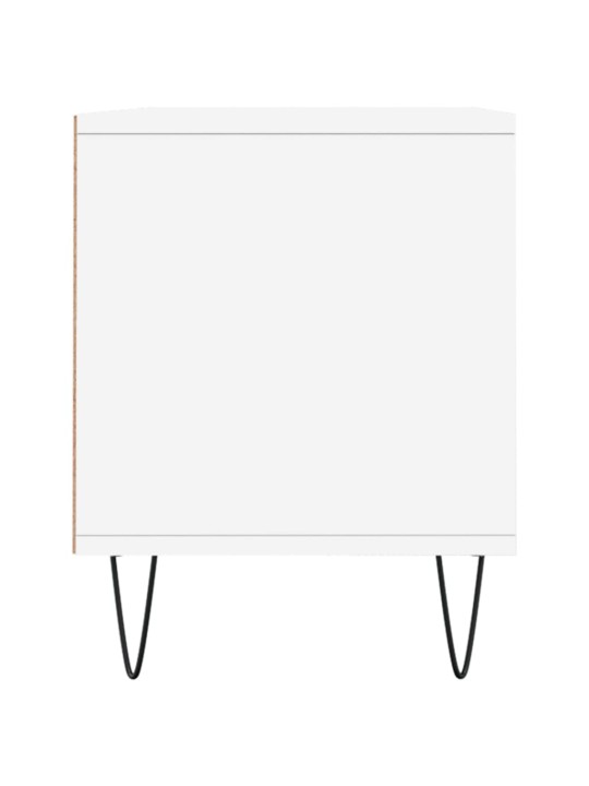 Tv skapītis, 100x34,5x44,5 cm, inženierijas koks, balts